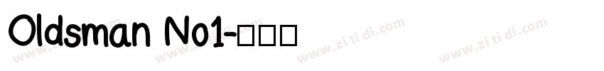Oldsman No1字体转换
